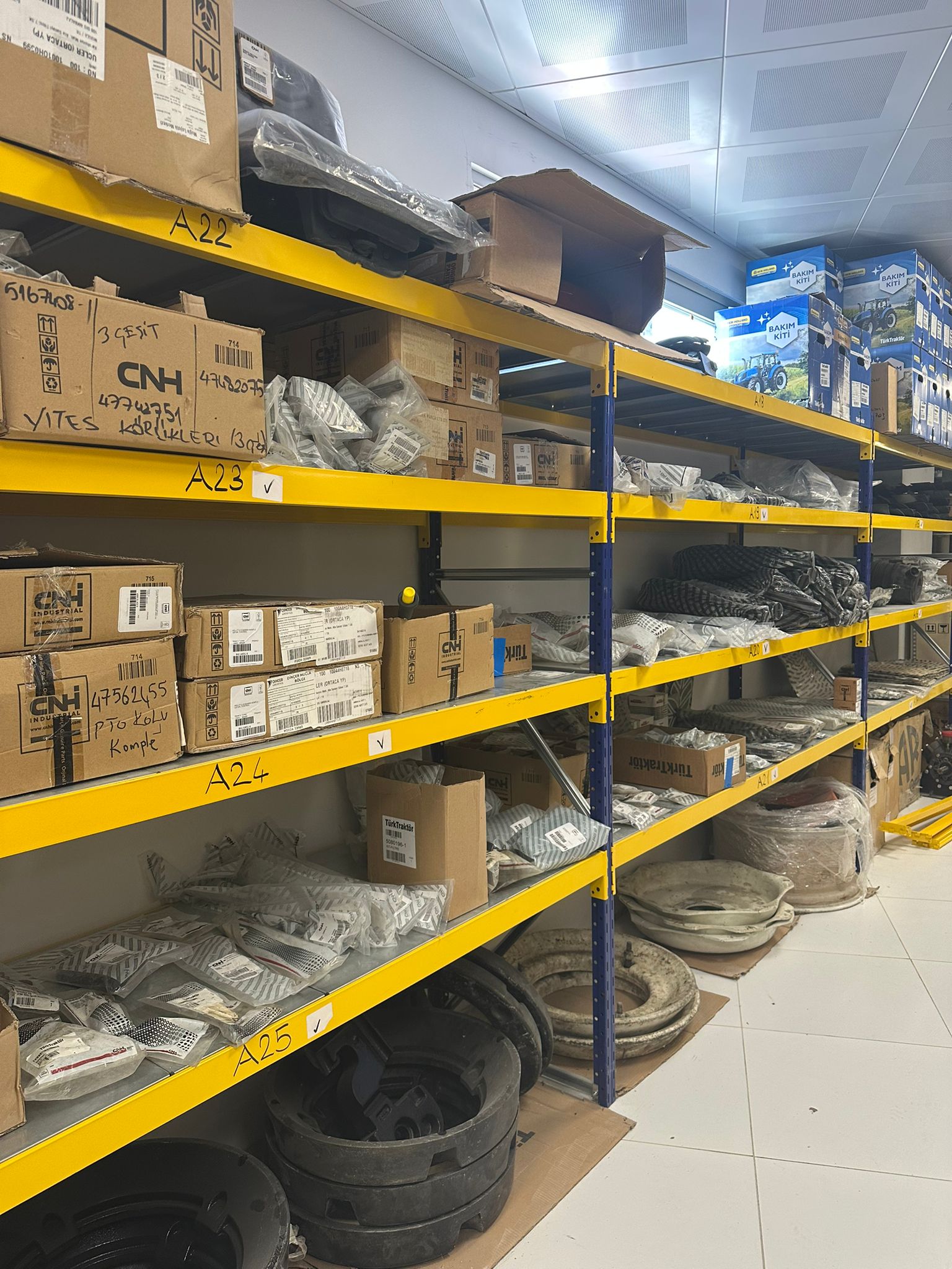 Orijinal Yedek Parça Stokları